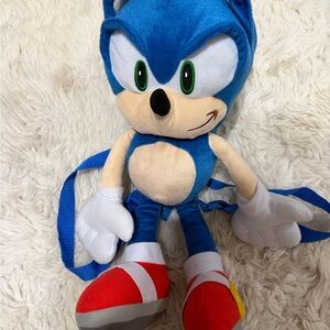 Sonic the Hedgehog Blue Plush backpack